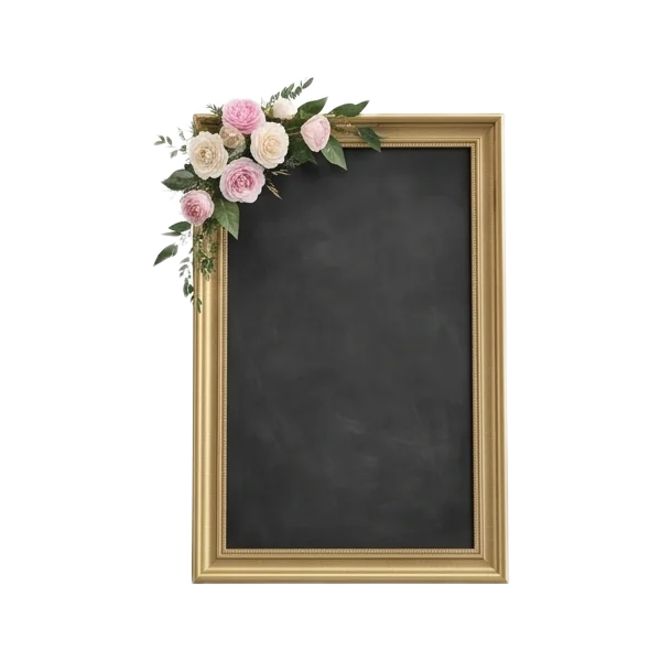 Frame with flowers