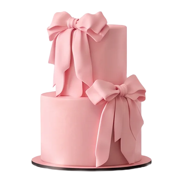 Cake with bows