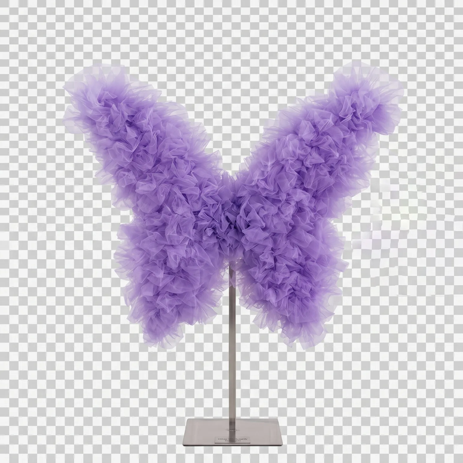 Cut-out tulle